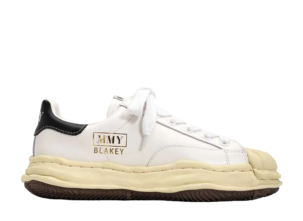 メゾンミハラヤスヒロ ブレイキー VL OG ソール レザー ロートップ スニーカー "ホワイト" (A09FW731)