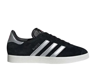 adidas Gazelle "Core Black/Silver Metallic/Off White"