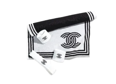CHANEL Sports Set Cotton "White/Black"