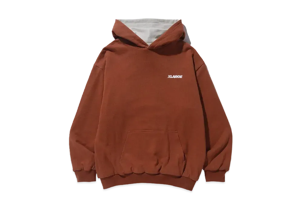 XLARGE Reversible Hooded Sweatshirt "Brown"