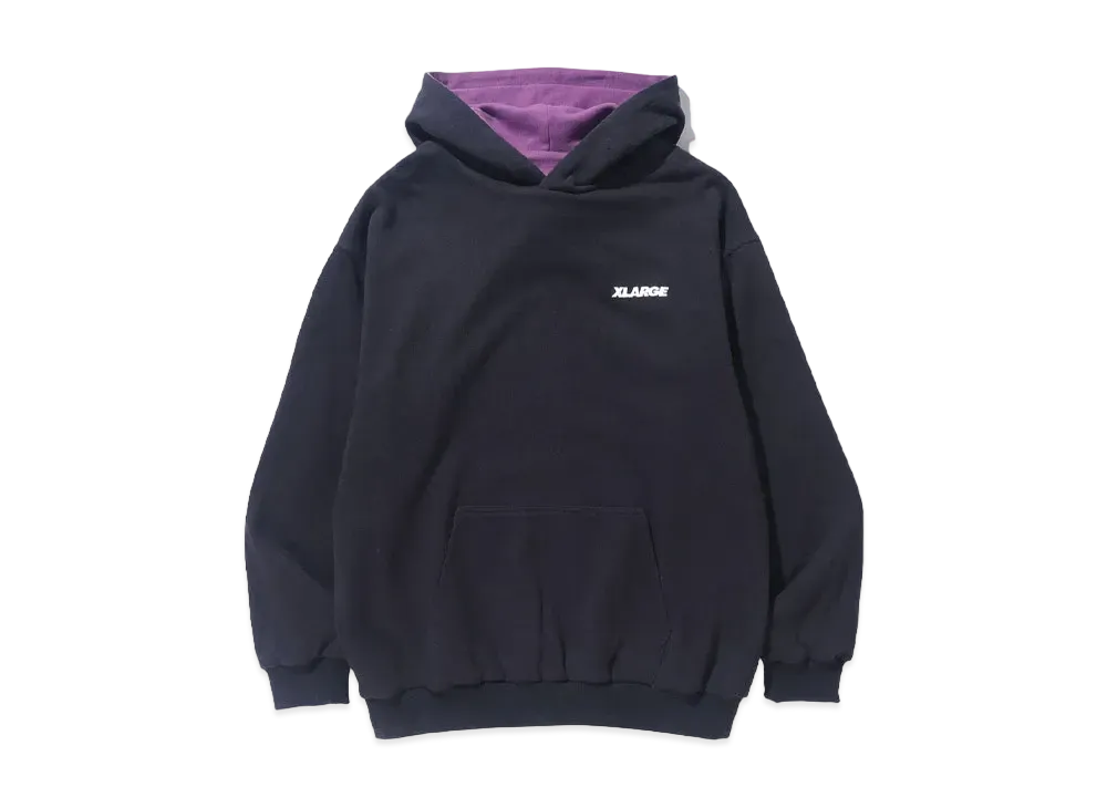 XLARGE Reversible Hooded Sweatshirt "Black"