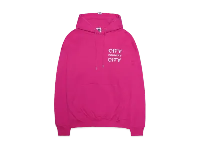 CITY COUNTRY CITY Cotton Hoodie "PINK"