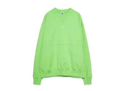 CITY COUNTRY CITY Embroidered Logo Switching Cotton Sweatshirt "MELON"