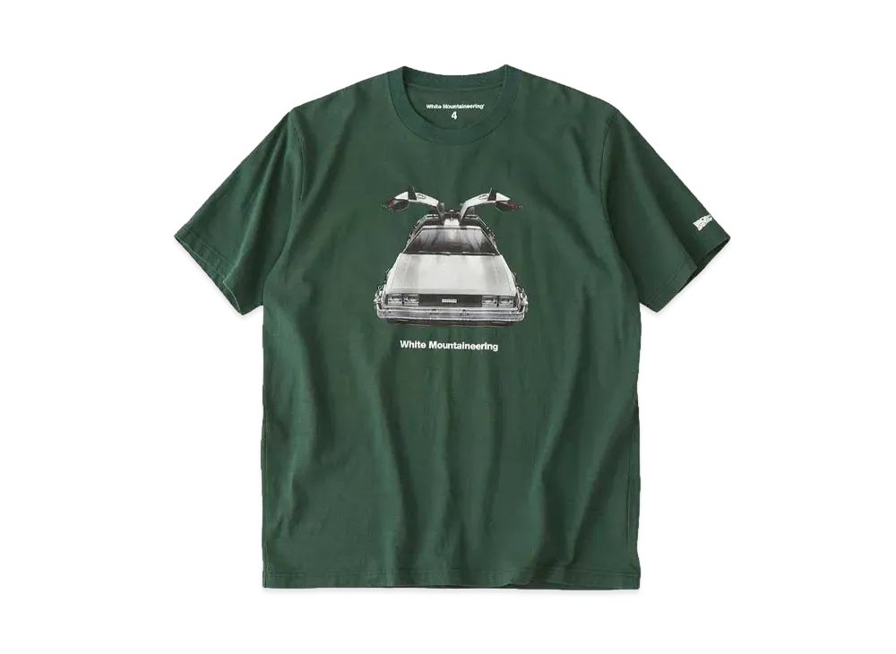 White Mountaineering DELOREAN T-SHIRT "GREEN"