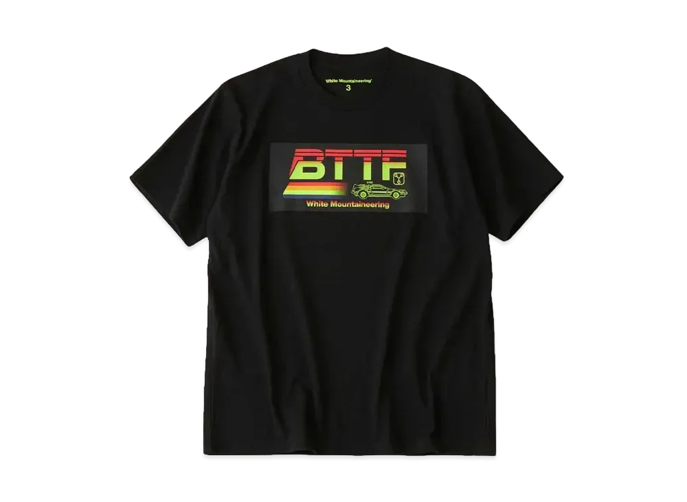 White Mountaineering BTTF T-SHIRT "BLACK"