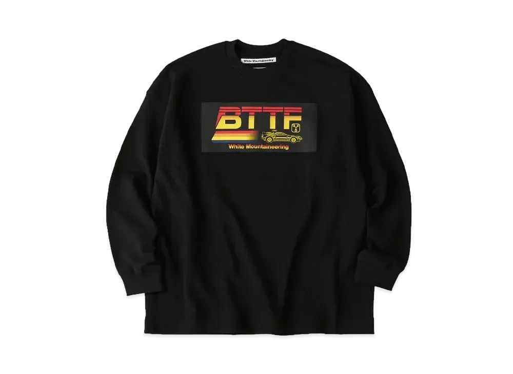 White Mountaineering BTTF SWEAT SHIRT "BLACK"
