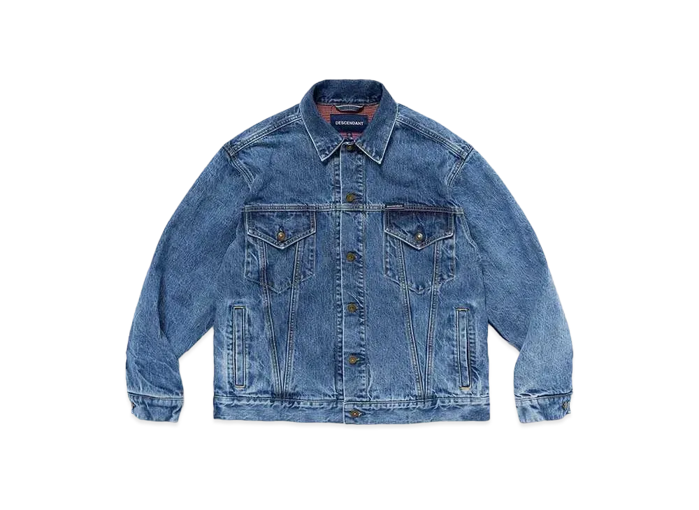 DESCENDANT Trucker Denim Jacket "Indigo"