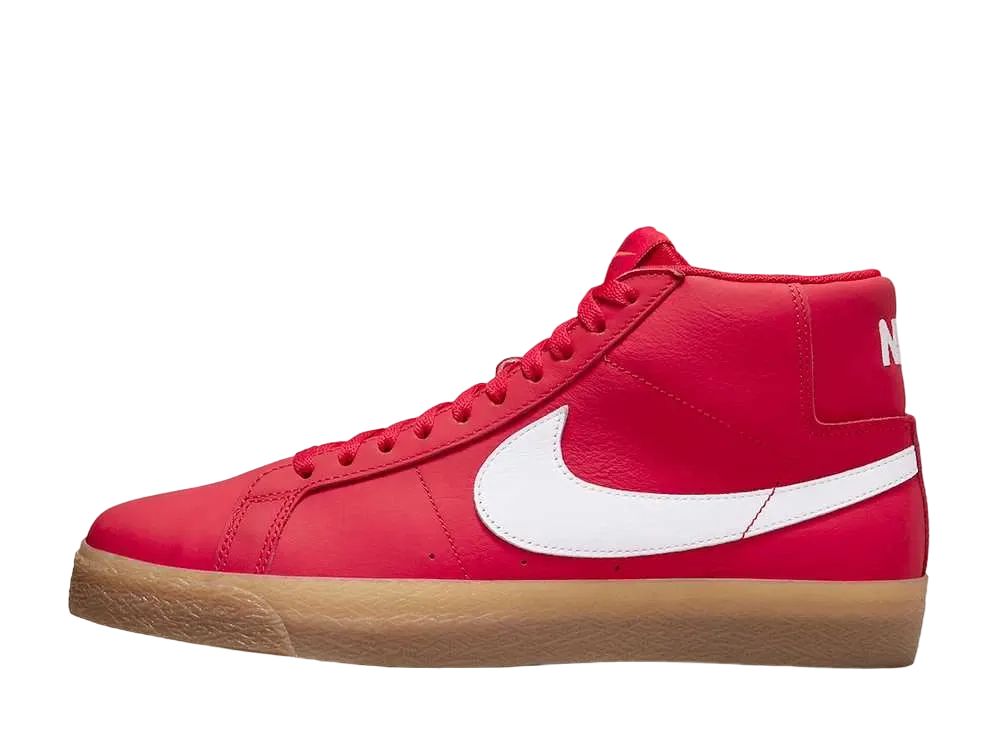 Nike SB Blazer Mid ISO Orange Label "University Red Gum"
