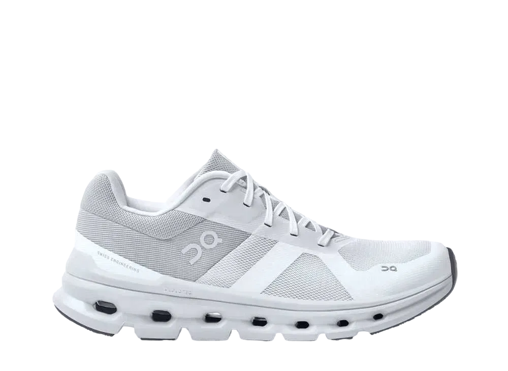On Women's Cloudrunner Wide "White/Frost"