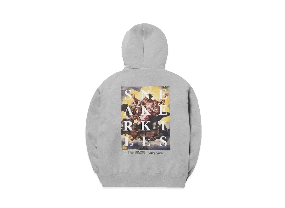 SNKRDUNK collaboration with #FR2 Angel Hoodie "Gray"