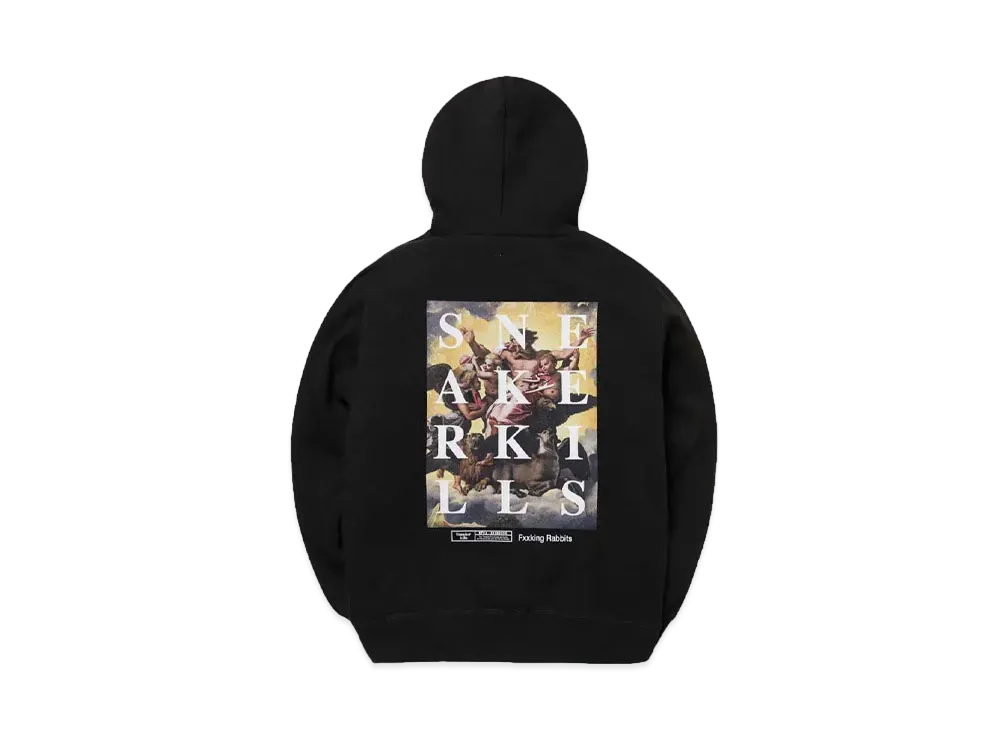 SNKRDUNK collaboration with #FR2 Angel Hoodie "Black"
