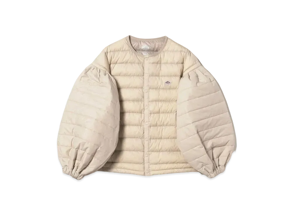 DANTON x BEAMS COUTURE Volume Sleeve Down "White"