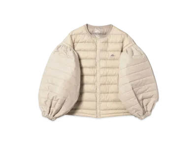 DANTON x BEAMS COUTURE Volume Sleeve Down "White"