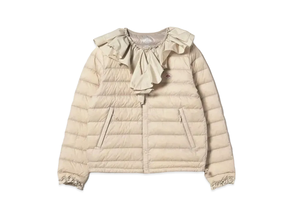 DANTON x BEAMS COUTURE Frill Collar Down "White"