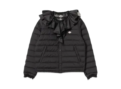 DANTON x BEAMS COUTURE Frill Collar Down "Black"