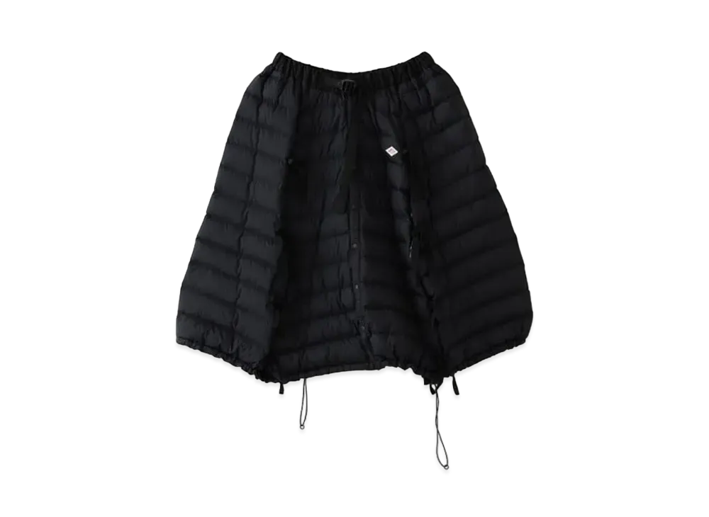 DANTON x BEAMS COUTURE Patchwork Down Skirt "Black"