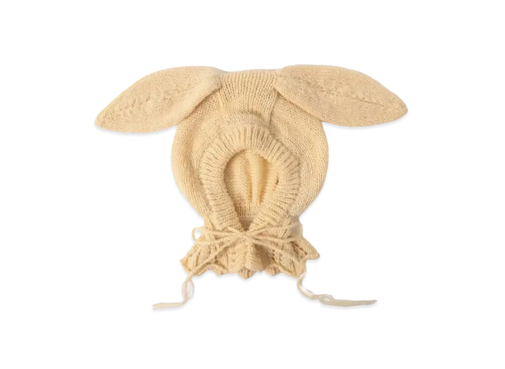 BEAMS COUTURE LINGERIE Bunny Ear Balaclava "Ecru"