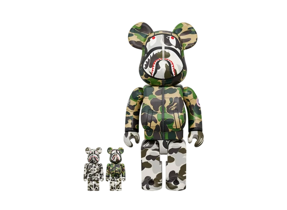 Bearbrick x Bape x Canada Goose Shark 100% & 400