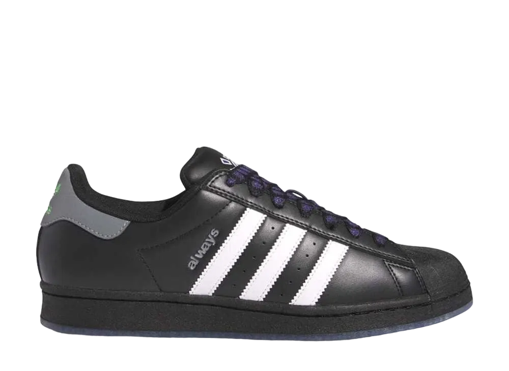 Always Do What You Should Do × adidas Superstar ADV "Core Black/Footwear White/Gray Three"