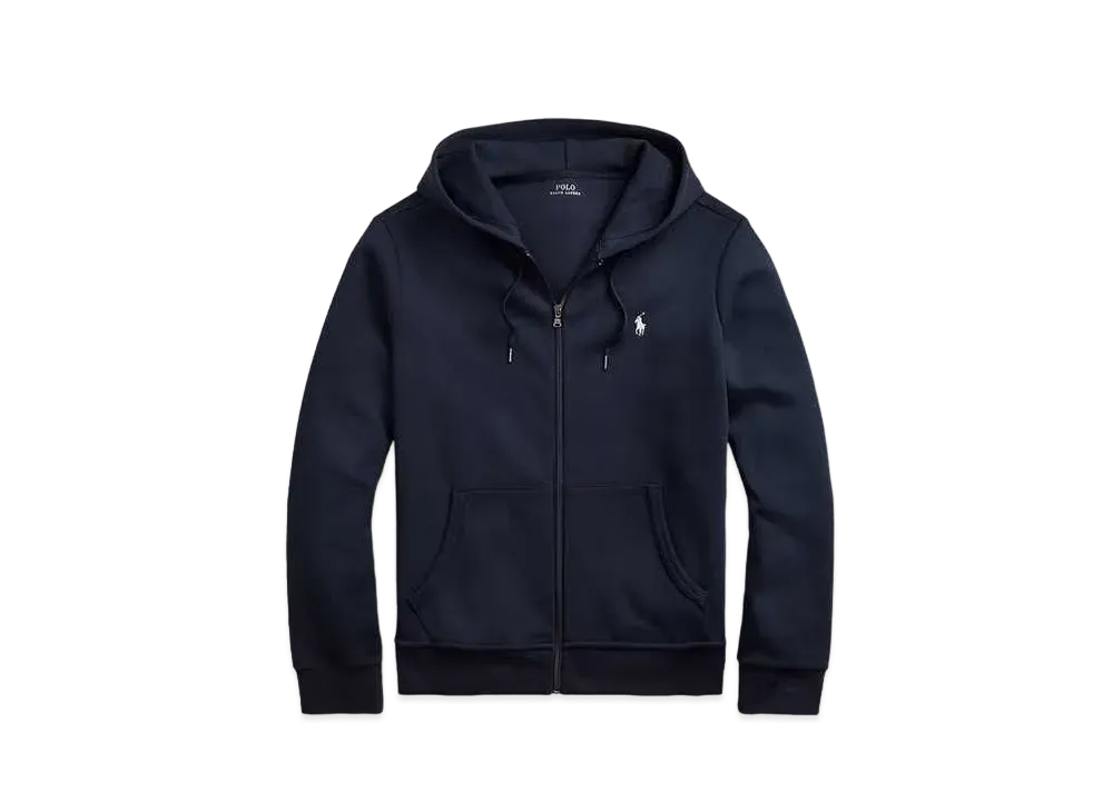 Polo Ralph Lauren Double-Knit Full-Zip Hoodie "Navy"
