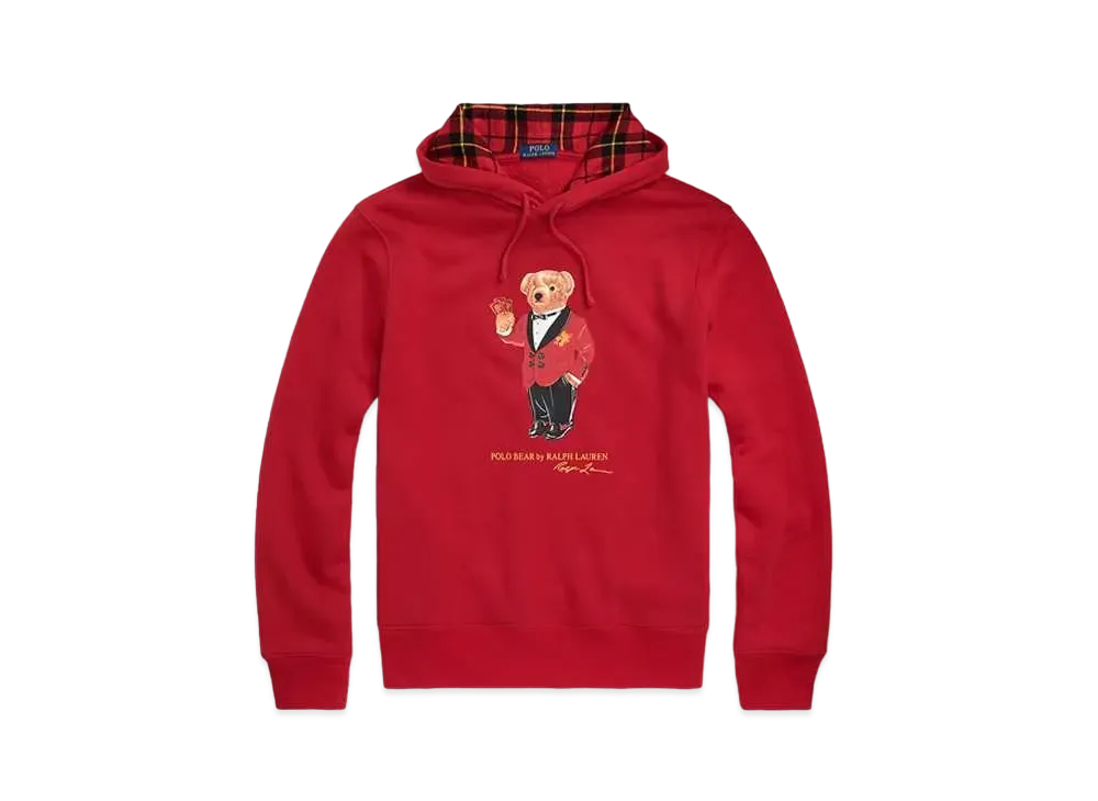 Polo Ralph Lauren Lunar New Year Polo Bear Fleece Hoodie "Red"