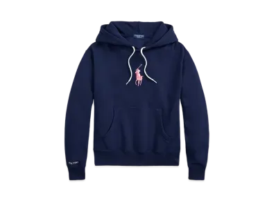 Polo Ralph Lauren Pink Pony Fleece Hoodie "Navy"