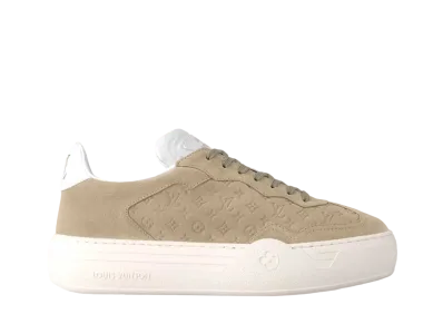 Louis Vuitton Women's LV Groovy Platform Sneaker "Beige"