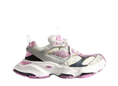 バレンシアガ ウィメンズ カーゴ スニーカー "グレー/ホワイト/ピンク"