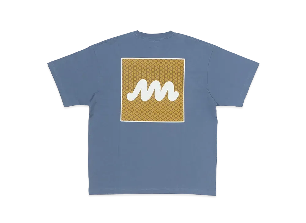 VANS x MIN-NANO Waffle Square Tee "Slate Blue"