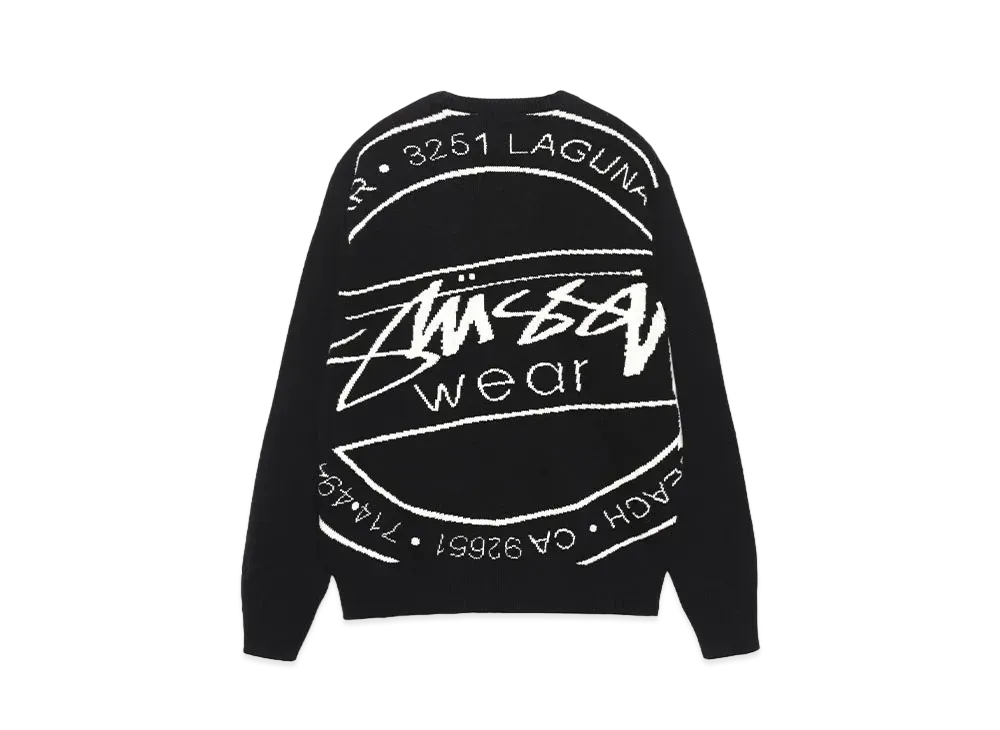 Stussy Laguna Icon Sweater "Black"
