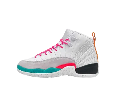 Nike GS Air Jordan 12 "White/Vapor Green/Photon Dust"