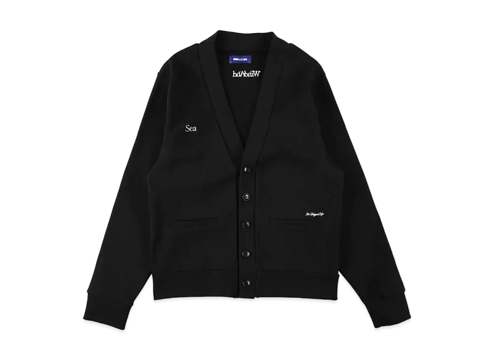 WIND AND SEA SDT Sweat Cardigan "Black"