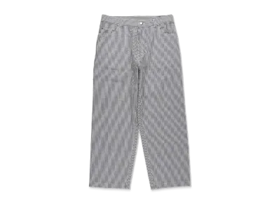 WIND AND SEA Seersuker Stripe Painter Pants "Navy"