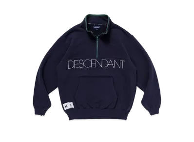 DESCENDANT Strain Half Zip "Navy"