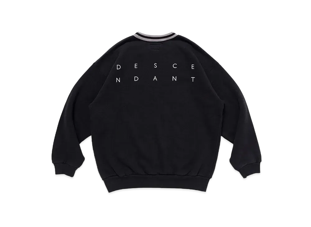 DESCENDANT Semaphore Crew Neck "Black"