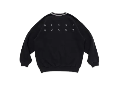 DESCENDANT Semaphore Crew Neck "Black"