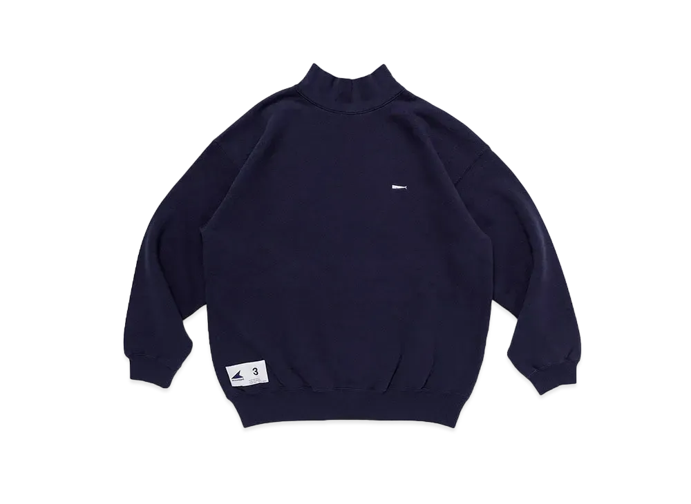 DESCENDANT Cachalot Mock Neck "Navy"
