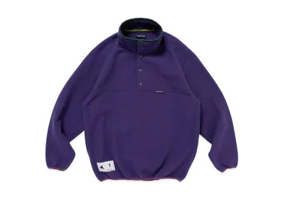 DESCENDANT Humming Fleece Pullover "Purple"
