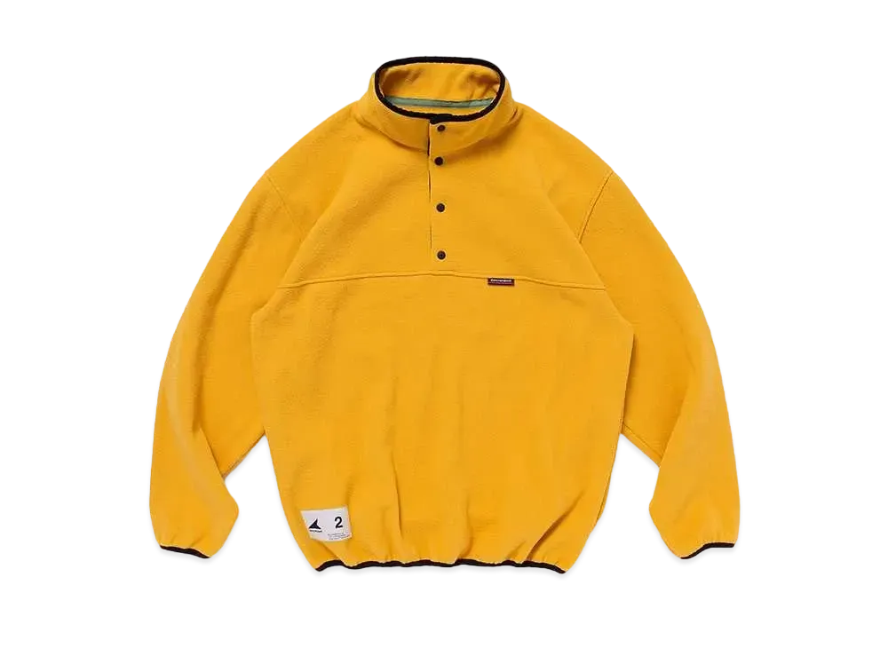 DESCENDANT Humming Fleece Pullover "Yellow"