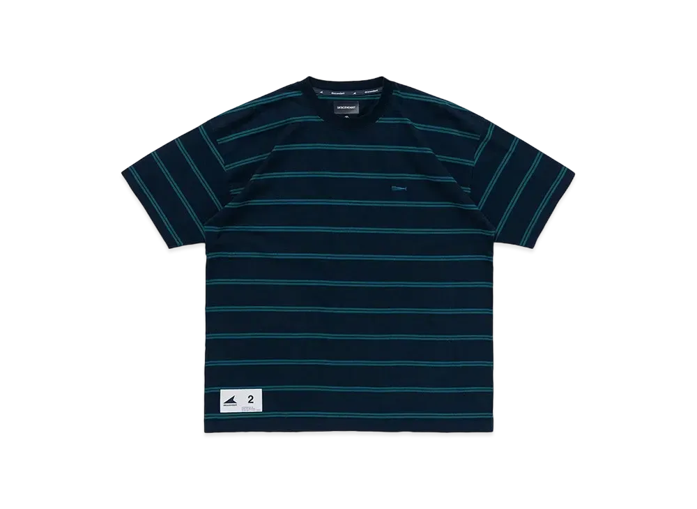 DESCENDANT Horizontal Stripe SS "Navy"