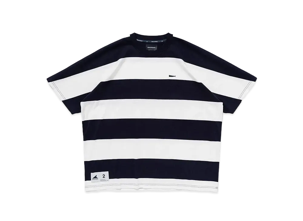 DESCENDANT Horizontal Stripe SS #1 "Navy"