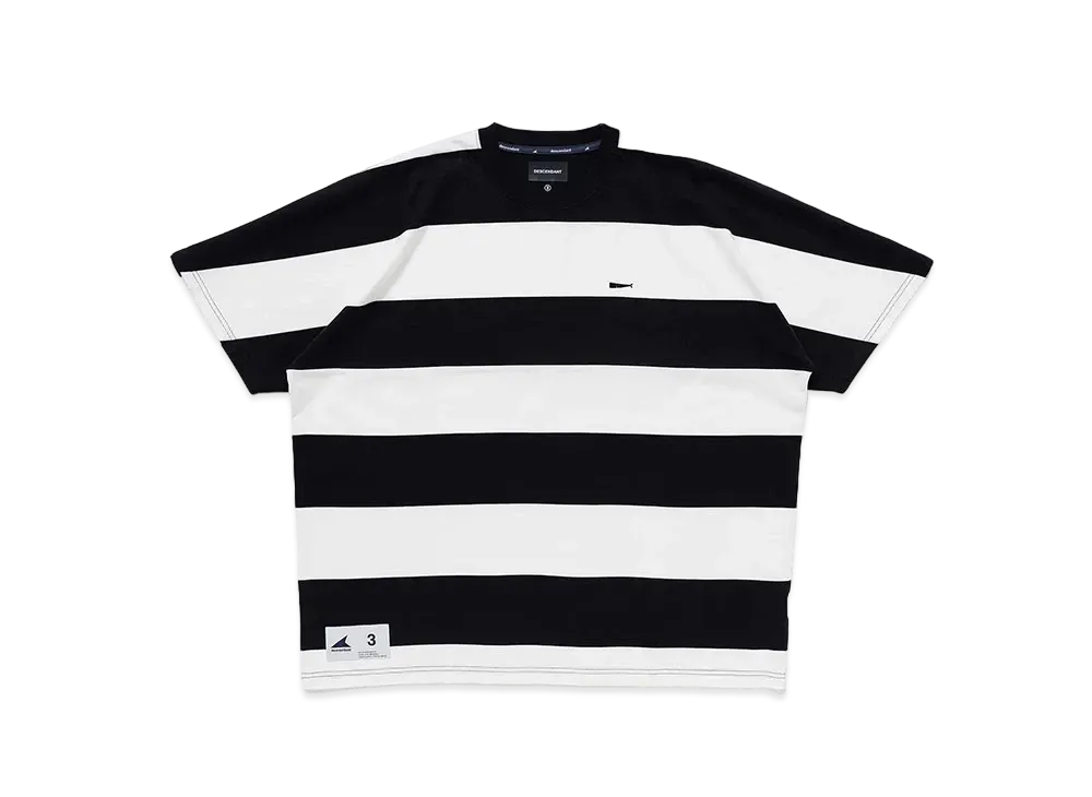 DESCENDANT Horizontal Stripe SS #1 "Black"