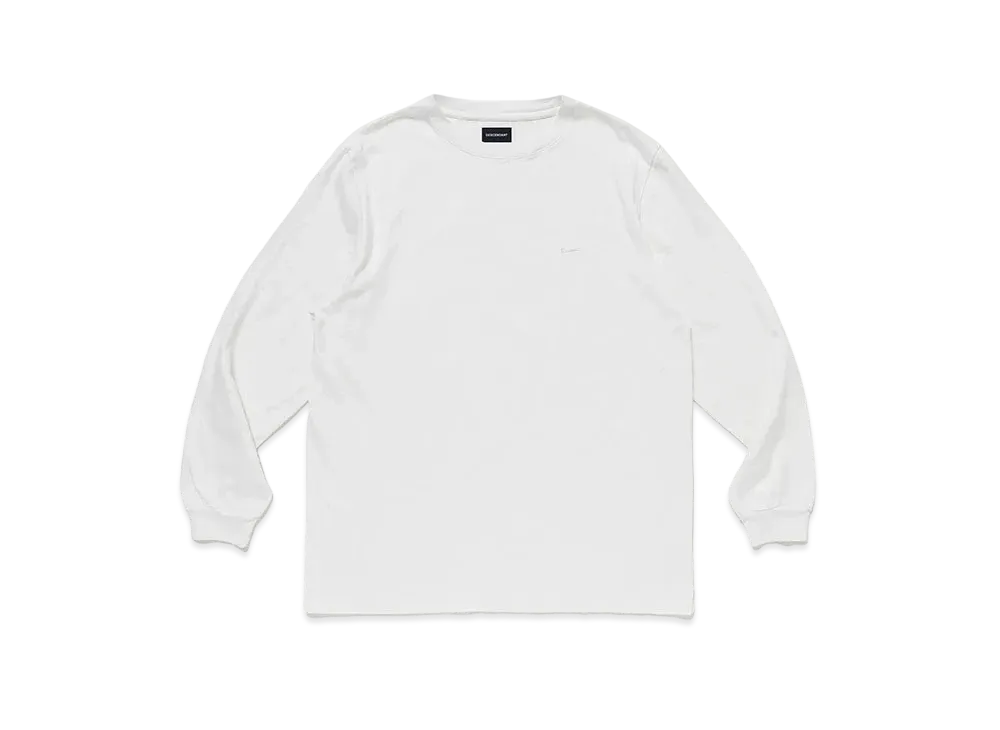 DESCENDANT Cachalot Organic Cotton Strip LS Classic Fit "White"