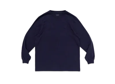 DESCENDANT Cachalot Organic Cotton Strip LS Classic Fit "Navy"