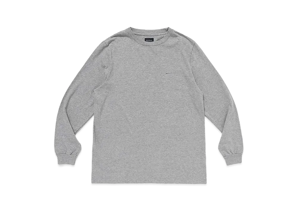 DESCENDANT Cachalot Organic Cotton Strip LS Classic Fit "Gray"