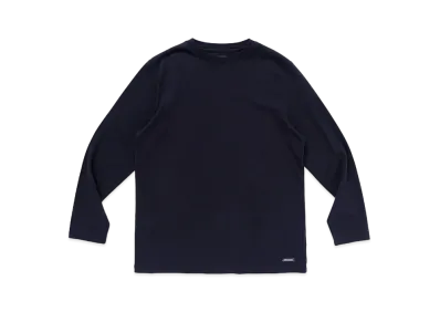 DESCENDANT Horizon Strip LS Classic Fit "Navy"