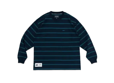 DESCENDANT Horizontal Stripe LS "Navy"