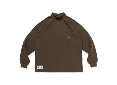 DESCENDANT Tortoise Mock Neck LS "Brown"