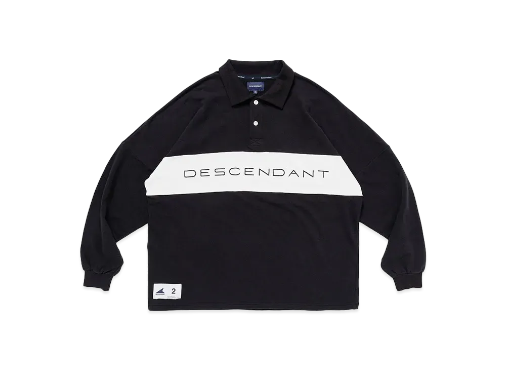 DESCENDANT Buoy Single Polo LS "Black"