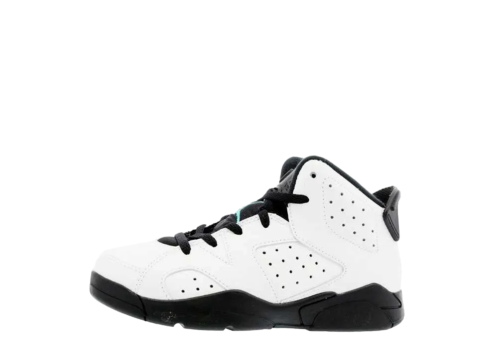 Nike PS Air Jordan 6 Retro "White Hyper Jade Black"